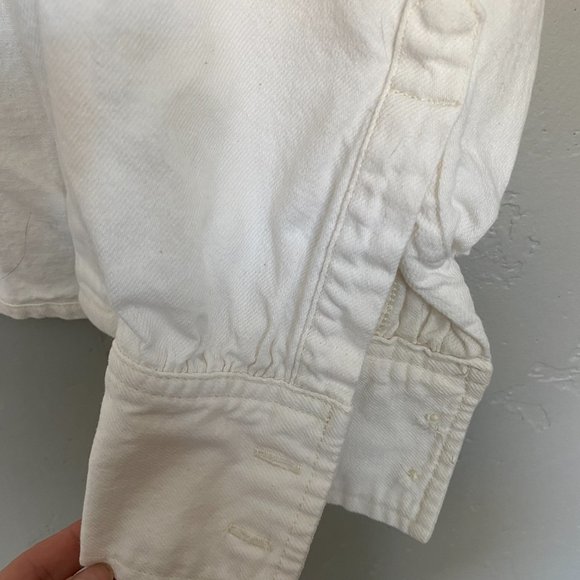 LEVI'S - ZOEY PLEAT UTILITY JACKET IN ECRU - Picture 9 of 9